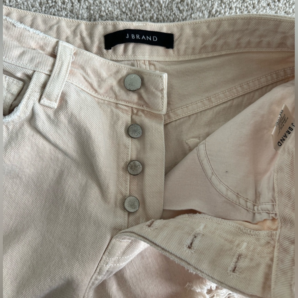 J Brand x Revolve High Rise Cut Off Short in Coquette Wash - Picture 5 of 8